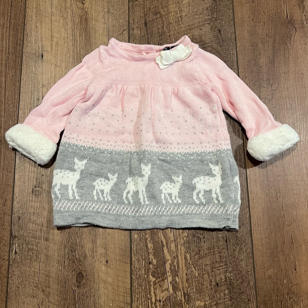 Janie and Jack Sweater Dress, 0-3 months